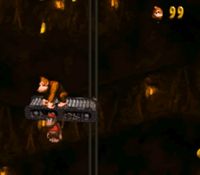 une photo d'Ã©cran de Donkey Kong Country sur Nintendo Super Nes